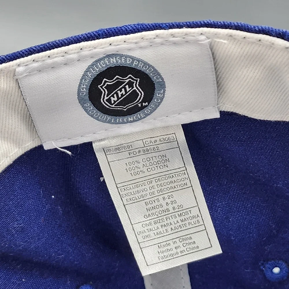 Vintage Tampa Bay Lightning Hat Snapback Cap Adjustable NHL Boys‎ 8-20